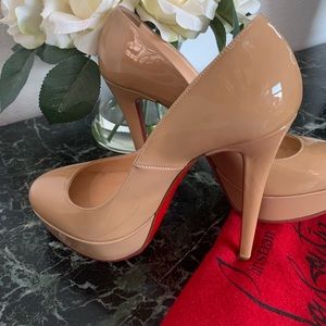 Christian Louboutin Lady Peep Platform Stiletto
